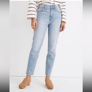 MADEWELL NWT “The Petite Perfect Vintage Jean in Fiore Wash”